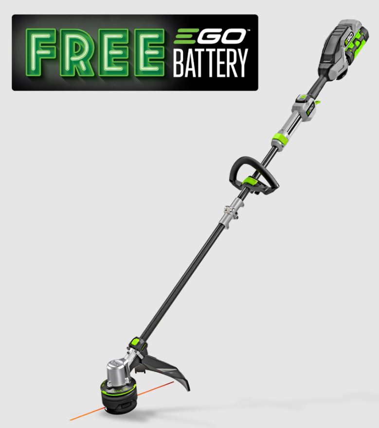 EGO Power+ ST1623T 16″ POWERLOAD™ Line IQ™ String Trimmer – Telescopic Carbon Shaft, 4.0Ah Battery & 320W Charger