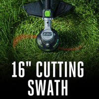 EGO Power+ ST1623T 16″ POWERLOAD™ Line IQ™ String Trimmer – Telescopic Carbon Shaft, 4.0Ah Battery & 320W Charger