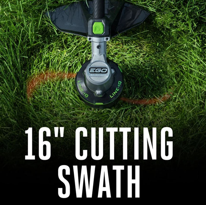 EGO Power+ ST1623T 16″ POWERLOAD™ Line IQ™ String Trimmer – Telescopic Carbon Shaft, 4.0Ah Battery & 320W Charger