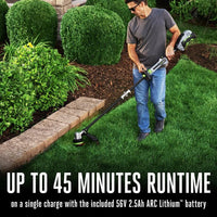 EGO Power+ ST1611T 16″ POWERLOAD™ String Trimmer – Telescopic Carbon Fiber Shaft, 2.5Ah Battery & 210W Charger
