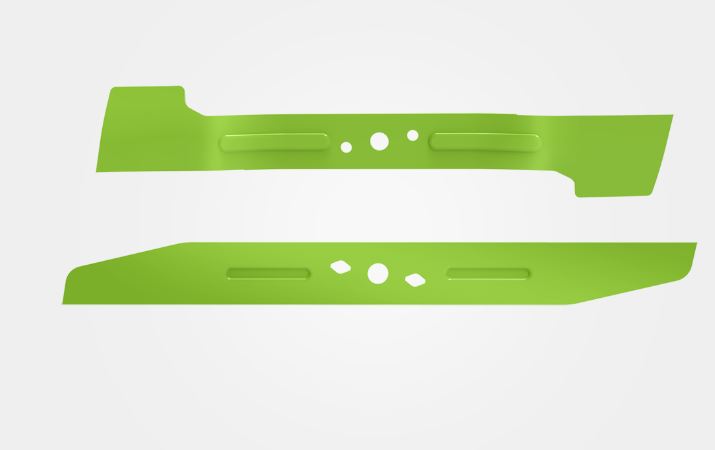 EGO POWER+ Select Cut™ 21” High-Lift Bagging Blade Set – AB2102D – Upper and Lower Steel Blades for LM2130–LM2156SP Mowers