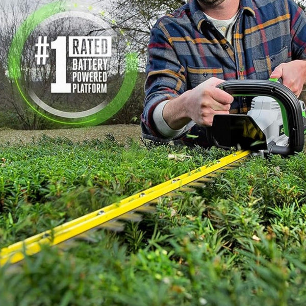 EGO POWER+ Hedge Trimmer Cordless, Electric Hedge Trimmer 24", Includes 56V 2.5Ah Battery and Charger - HT2411